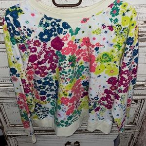 NWT champion flower power sweatshirt very Pretty 🤩 size one x read